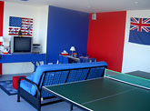 Table Tennis Room, Harbour Suite, Ocean View Apartments, Oamaru